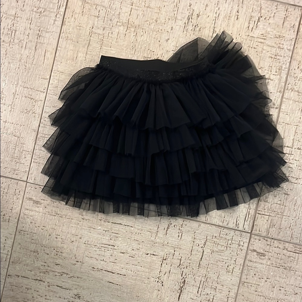 Zara Black Bubble Mini Skirt